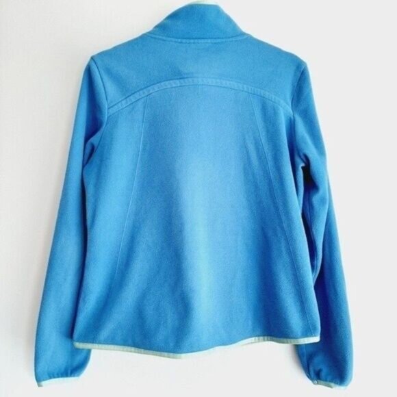 PUMA Soft Fleece Full Zip-up Light Jacket Blue Sz L - Picture 6 of 8